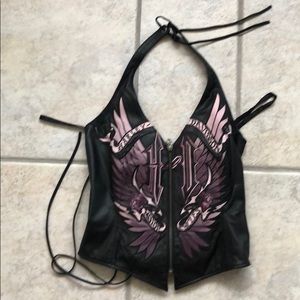 Women’s Harley Davidsons Rare Corset Back Vest